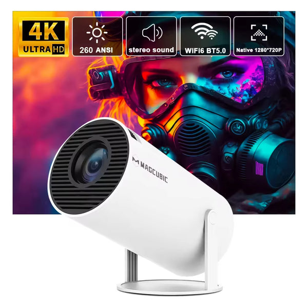 Projector 4K Pro Dual Wifi Cinema Outdoor Portable Projetor