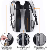 Insulated Leakproof Backpack Cooler Bag for Work, Picnics, and Camping - 30 Can Capacity